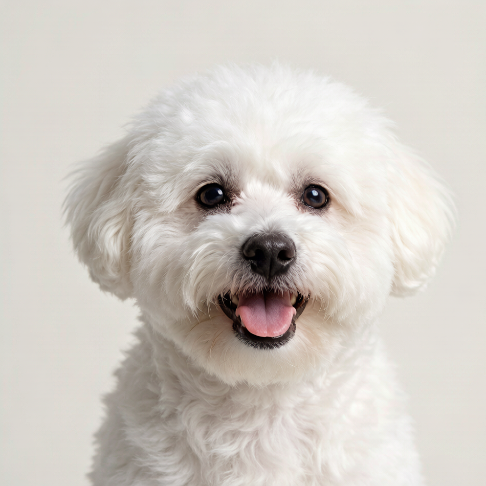Bichon Frise showing clean, healthy teeth after a consistent dental care routine